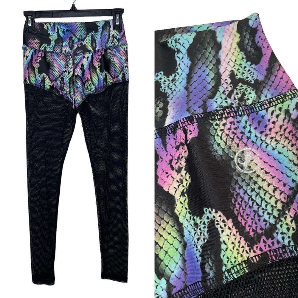 ABS2B Fitness Rainbow‎ Python Knit Legging High Waist